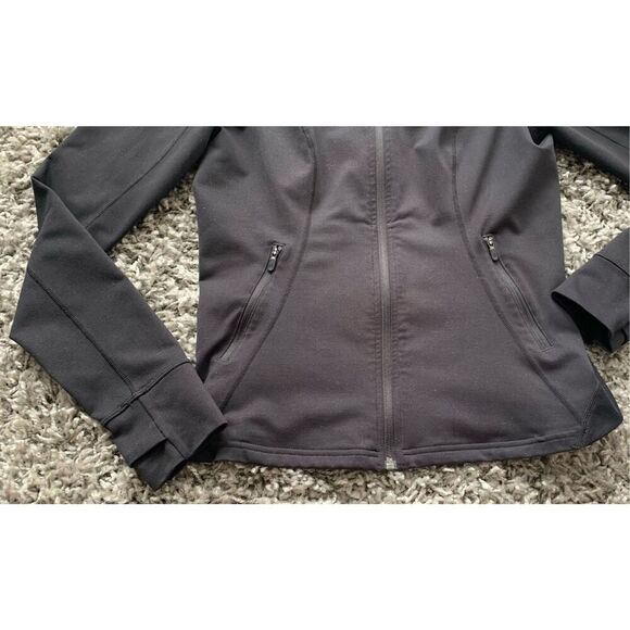 ZELLA BLACK DEFINE FULL ZIP SWEATSHIRT TRACK JACKET SZ M - Picture 3 of 8